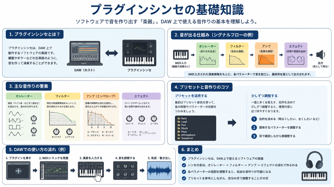 プラグインシンセの基礎知識