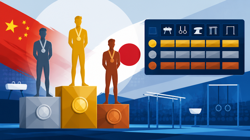 Asian Games 2026 Men's All-Around: D-Score Look at the Top 3