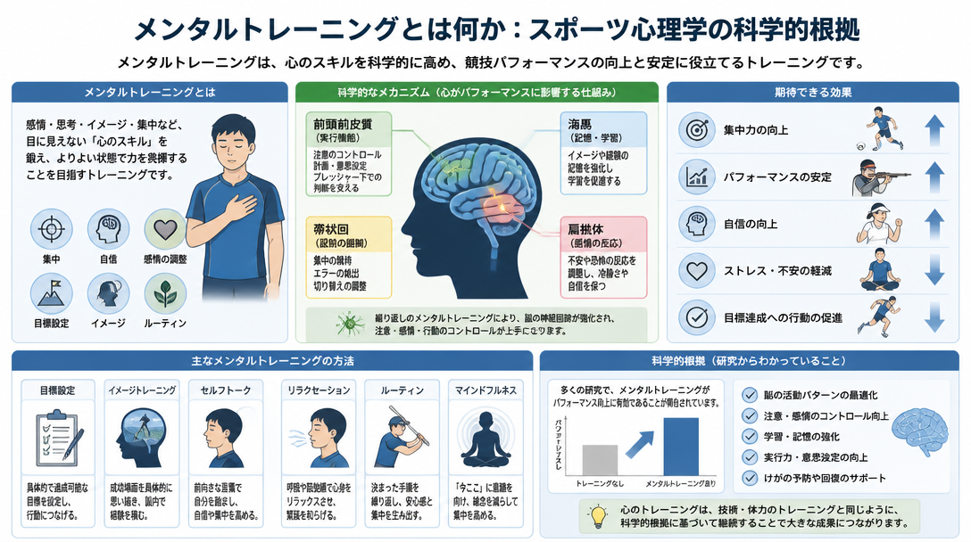 メンタルトレーニングとは何か：スポーツ心理学の科学的根拠