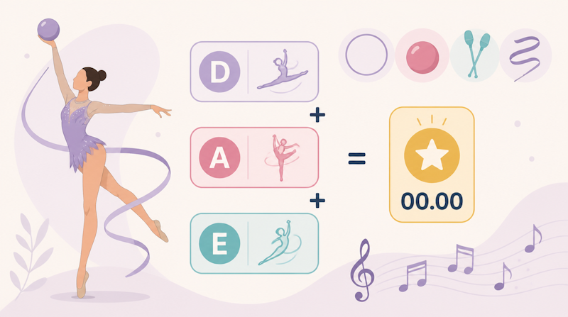 How Rhythmic Gymnastics Is Scored: D, A & E Scores Explained