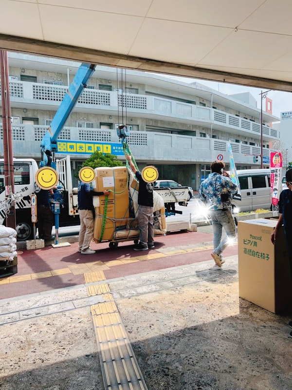 嘉手納　８月第４週　新しいピアノ搬入と教室リニューアルその後・・・。