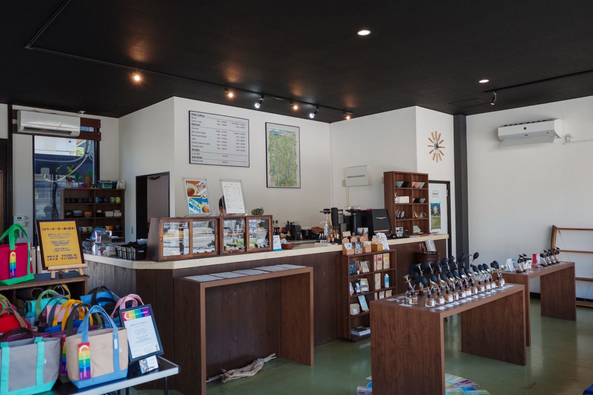 アマライトコーヒーの店内