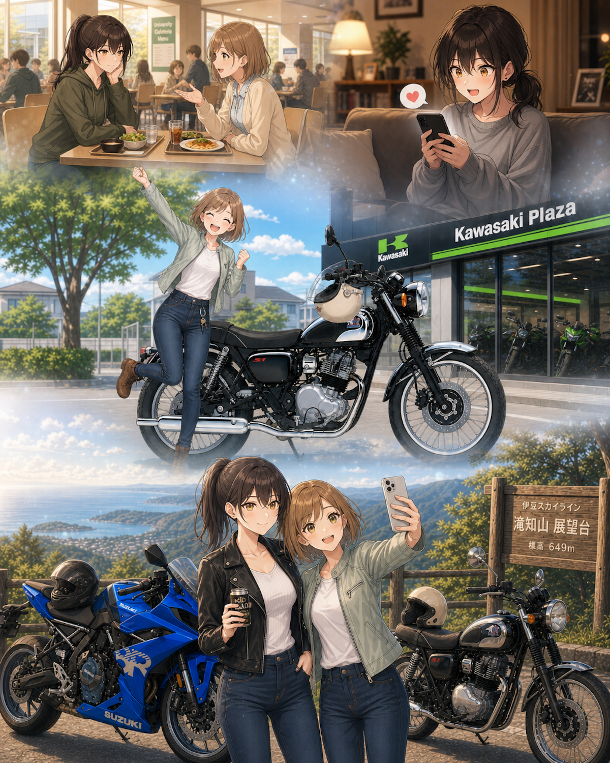 愛車が名画に。Xでバズってる「油絵AIアート」でうちの3台を描いて