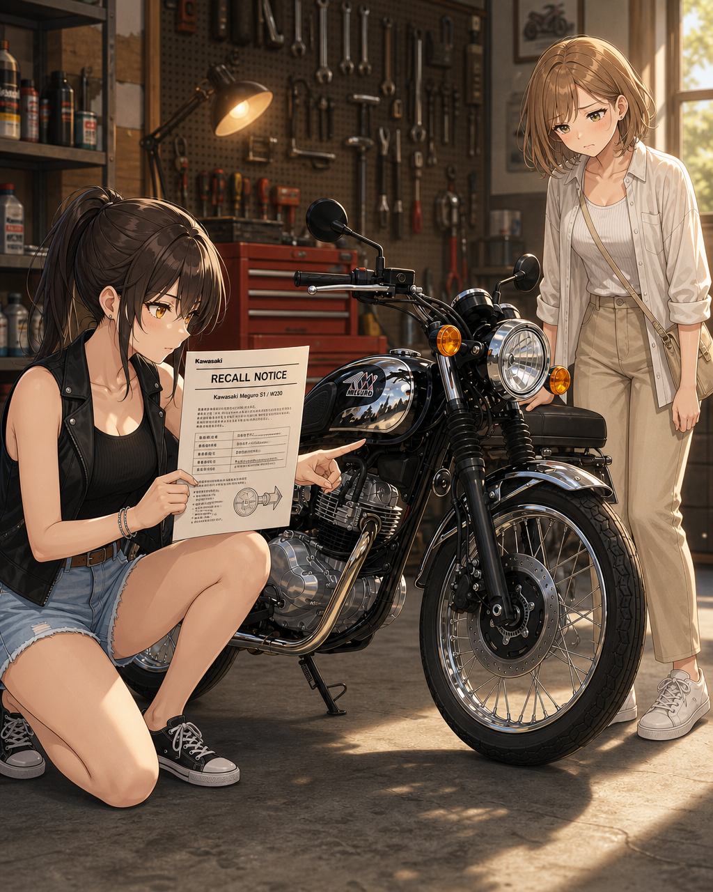 カワサキW230・メグロS1リコール｜ウインカー不点灯9,857台を無償修理