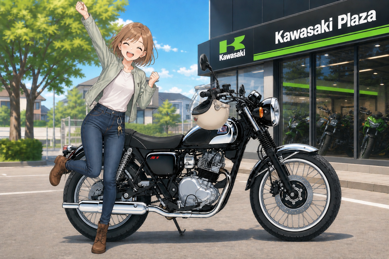 ヒマリとMeguro S1の納車
