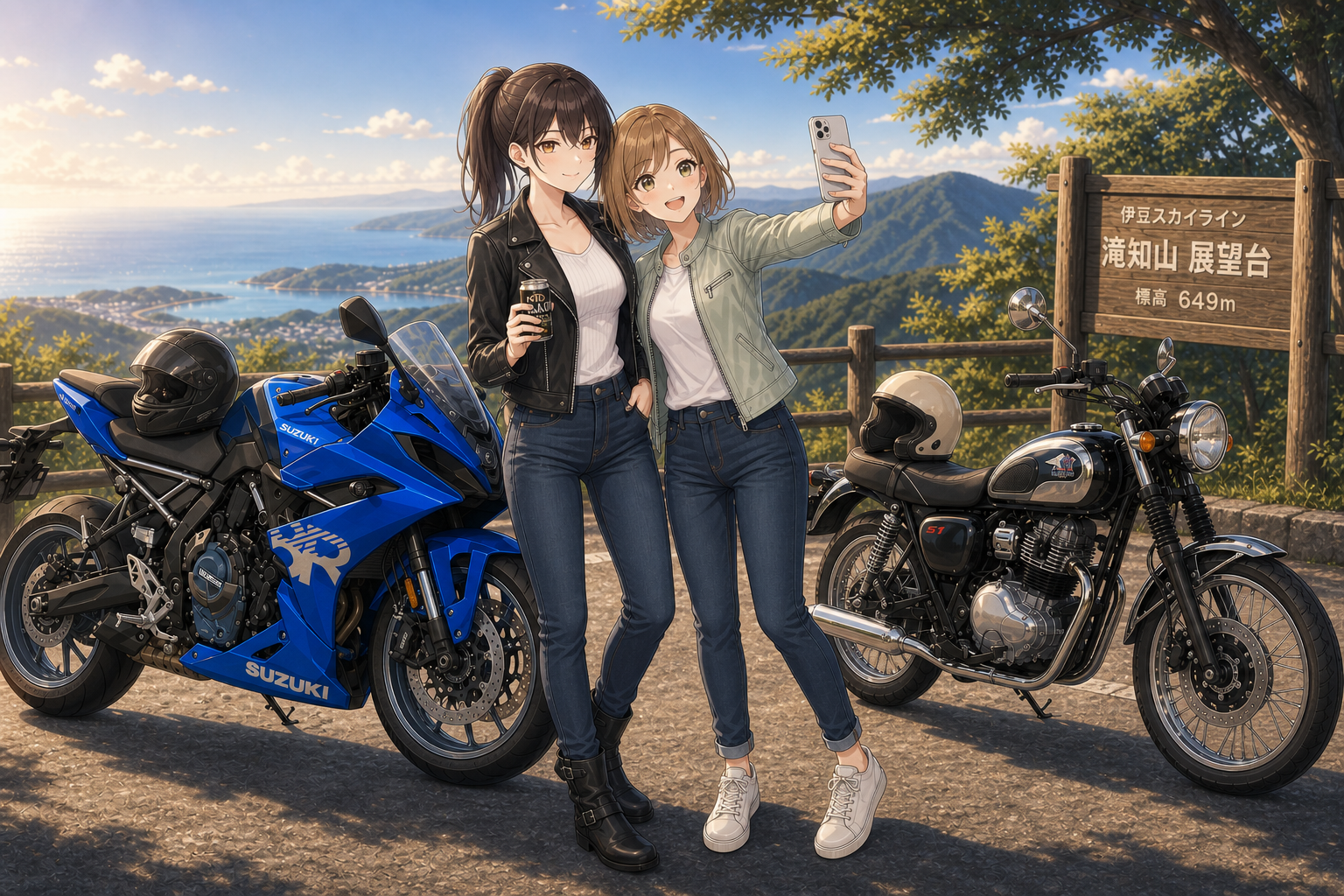 2人でツーリング