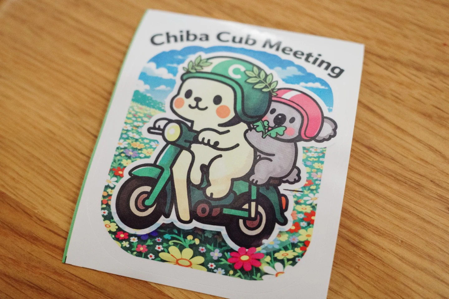 Chiba Cub Meetingのかわいいステッカー