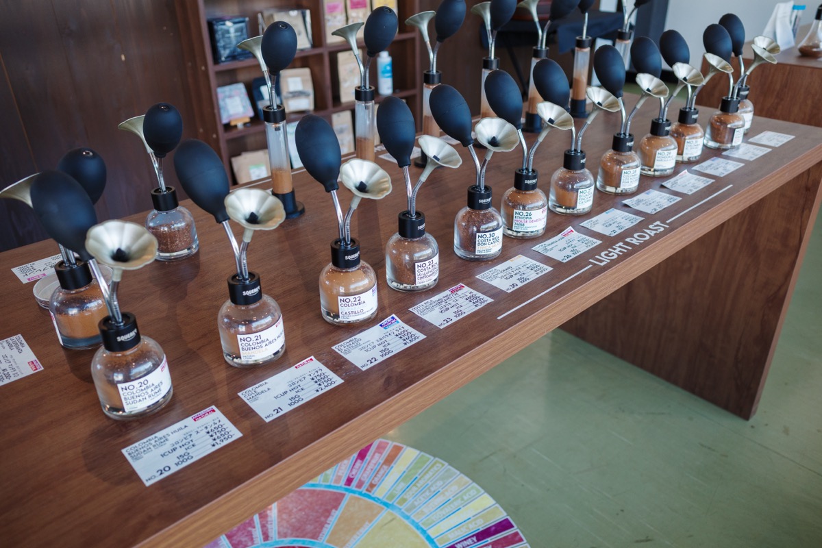 香水のようにコーヒー豆を選ぶ