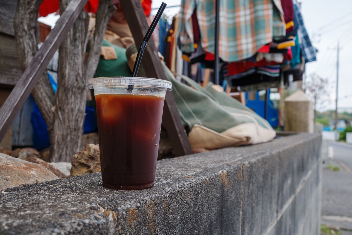 Blue DOOR Coffeeのアイスアメリカーノ ダブル