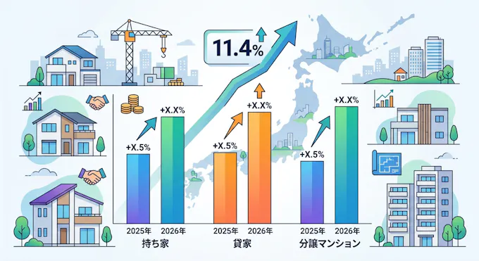 2026年4月 住宅着工+11.4%増加の中身を読む