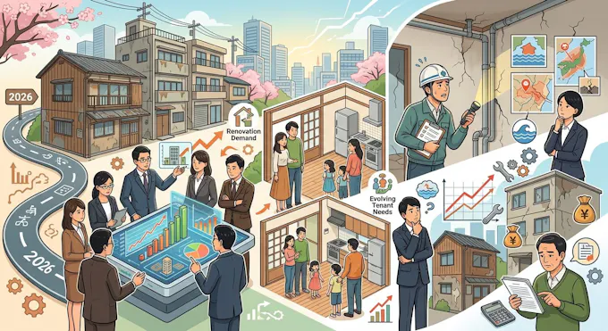 2026年の築古アパート市場の動向と注意点