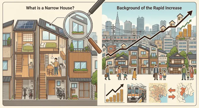 「狭小戸建て」とは何か?急増の背景
