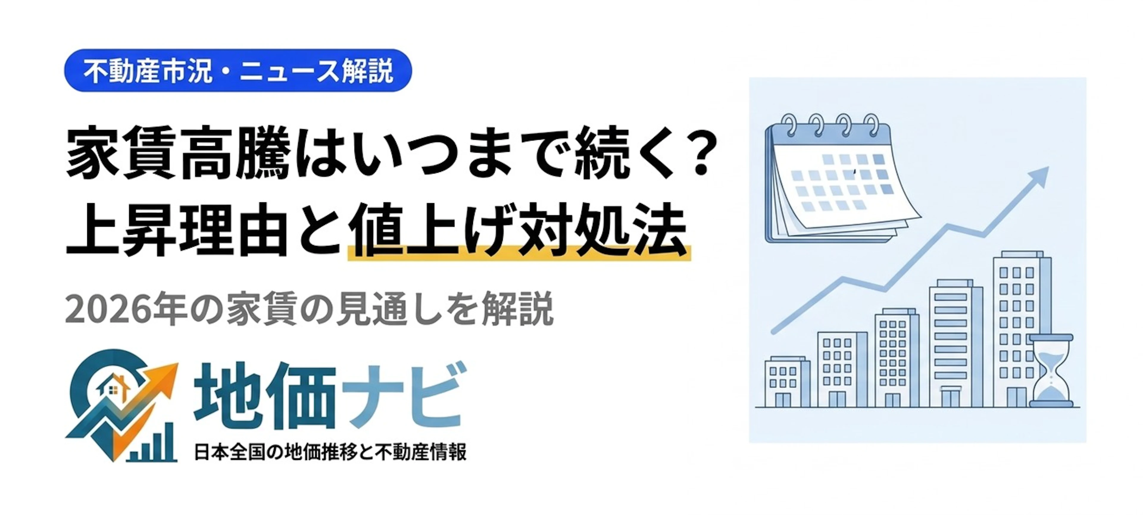 家賃高騰はいつまで続く？2026年の上昇理由と値上げ通知の対処法