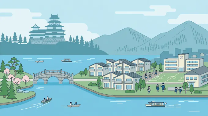 島根県の地価2026｜松江市学園+7.1%が示す一極集中