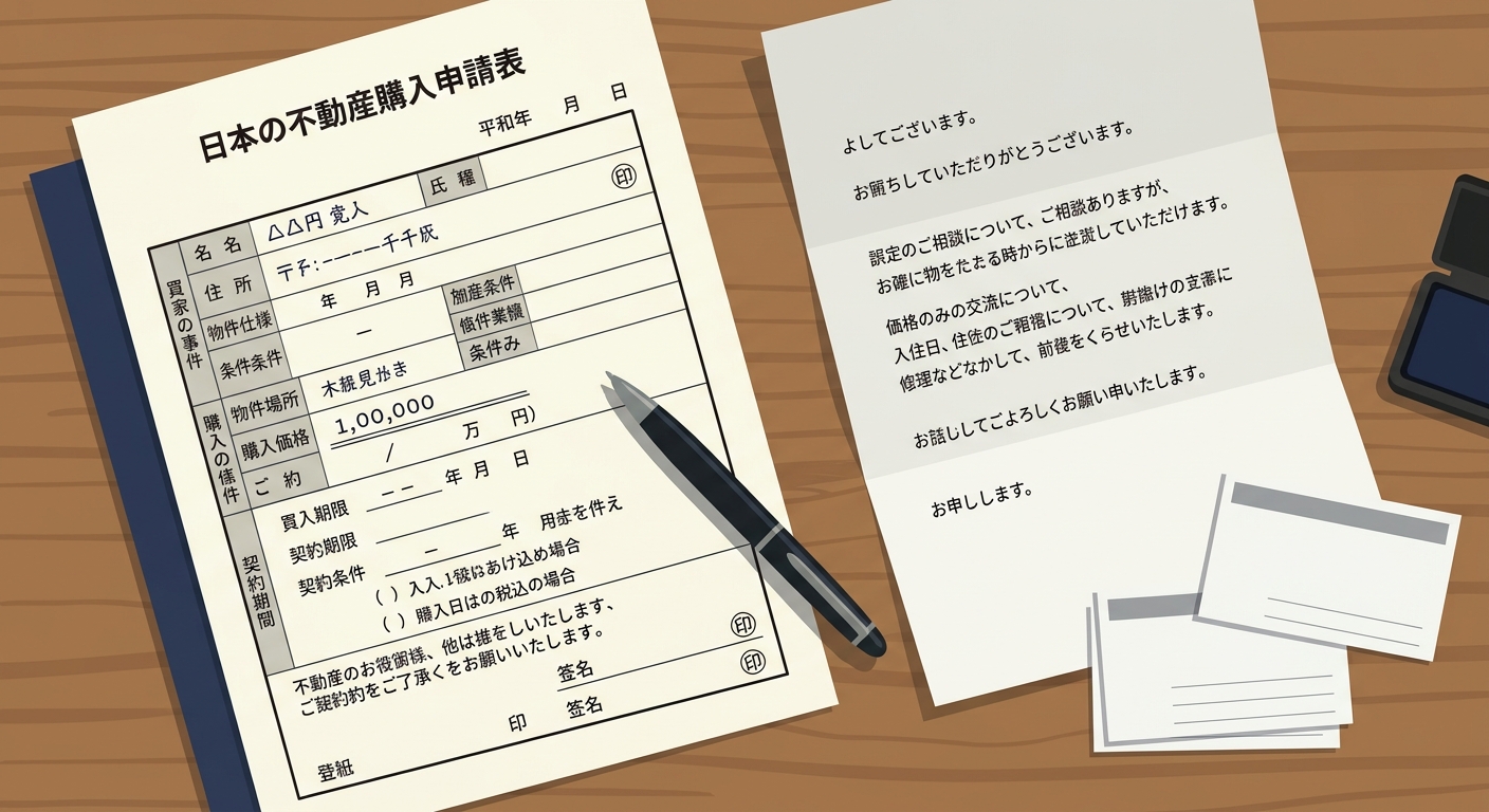 プロが明かす値引き交渉の切り札:買付証明書の備考欄テクニック