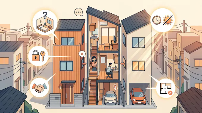 狭小戸建てのデメリットと注意点
