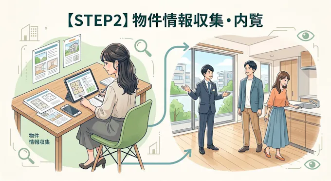 【STEP2】物件情報収集・内覧