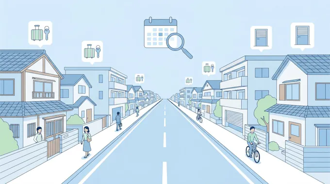 民泊の届出と事業廃止の推移