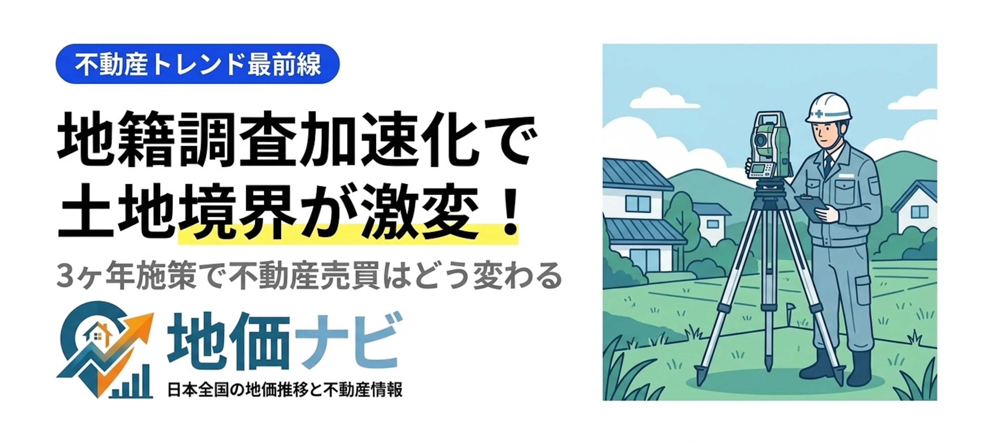 地籍調査「3ヶ年加速化パッケージ」で土地の境界問題はどう変わる？