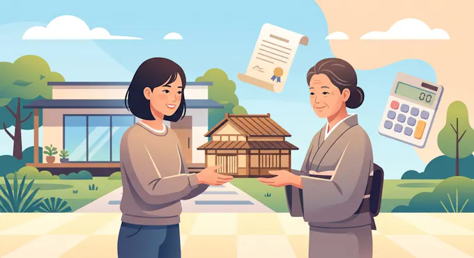 相続と土地評価のイメージ