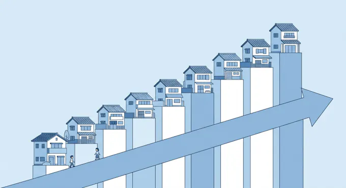 2026年は地価上昇で評価額も上がる傾向