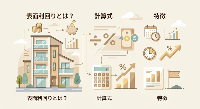 表面利回りとは?計算式と特徴