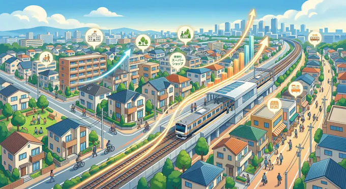 住宅地の注目エリアと上昇の背景