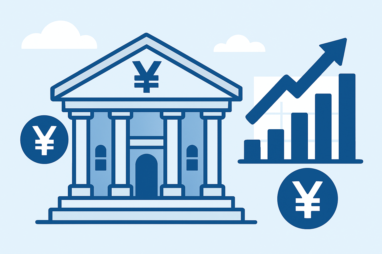 日銀と金利上昇のイメージ