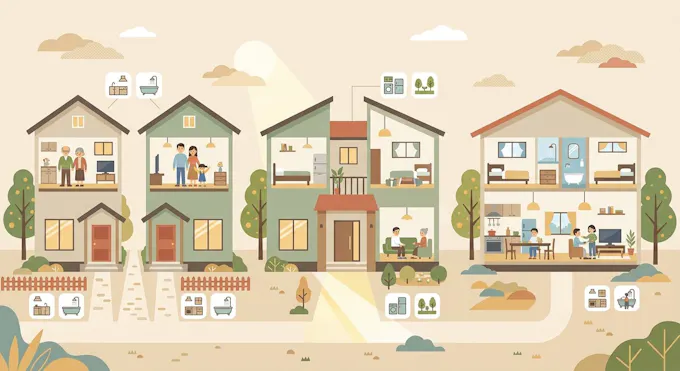 二世帯住宅の3つのタイプと選び方