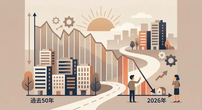 2026年の市場動向：新築の供給が過去50年最低水準へ