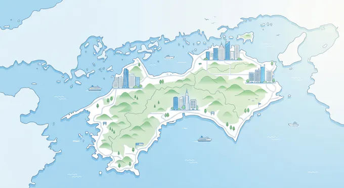 四国4県の地価2026 全体像