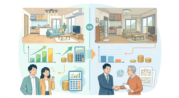 リフォームvs.そのまま売却 費用対効果シミュレーション