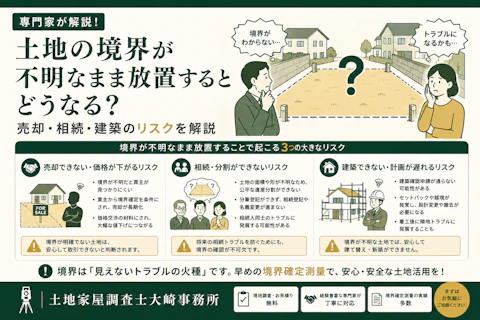 境界を放置するリスクとは