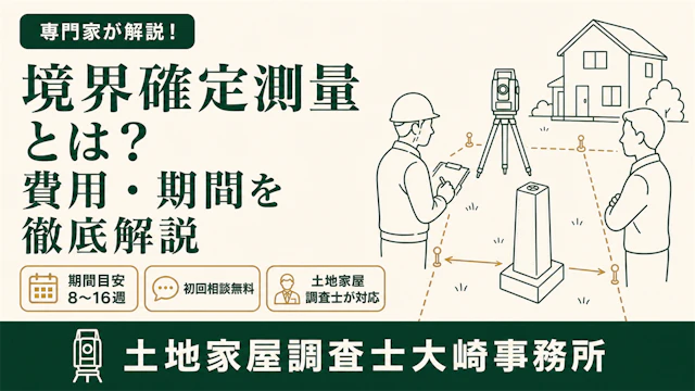 境界確定測量の完全ガイド - 足立区 土地家屋調査士大崎事務所