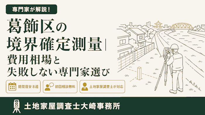 【基礎知識】葛飾区の境界確定測量｜費用相場と失敗しない専門家選び - 足立区 土地家屋調査士大崎事務所