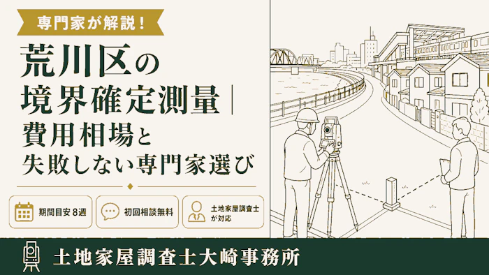【基礎知識】荒川区の境界確定測量｜費用相場と失敗しない専門家選び - 足立区 土地家屋調査士大崎事務所