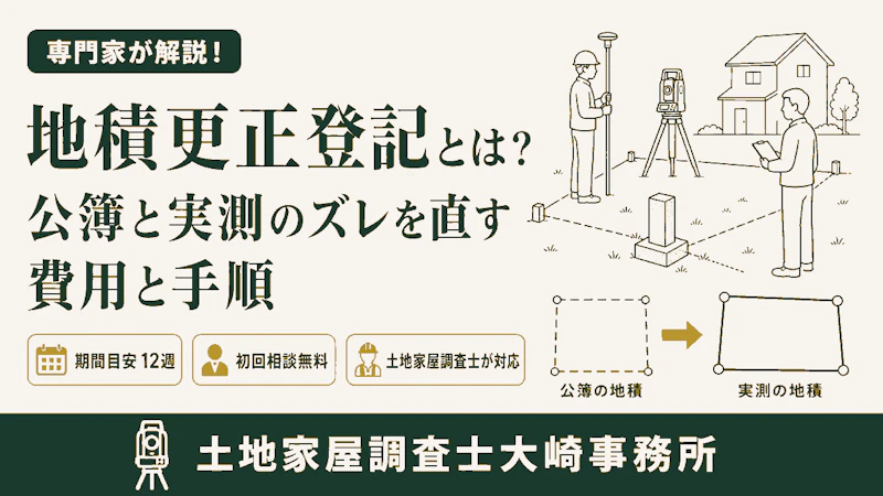 地積更正登記とは?公簿と実測のズレを直す費用と手順