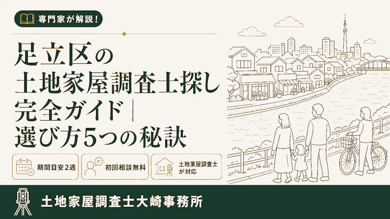 足立区の土地家屋調査士探し完全ガイド｜選び方5つの秘訣