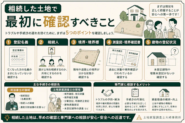 相続した土地・建物の手続き完全ガイド - 足立区 土地家屋調査士大崎事務所