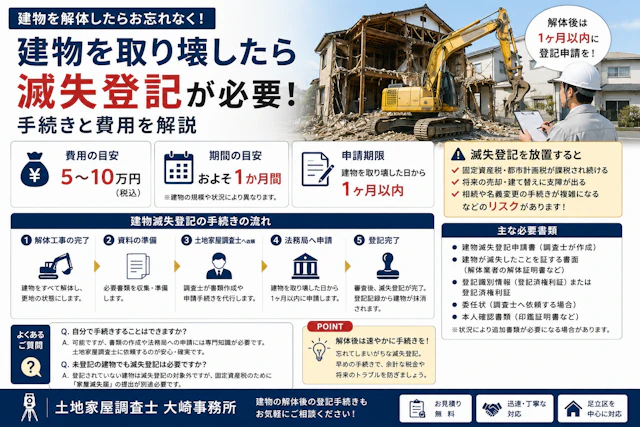 建物登記の完全ガイド - 足立区 土地家屋調査士大崎事務所