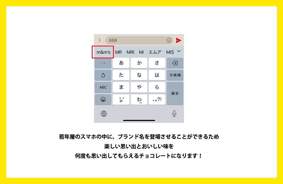 M&M'Sのブランドファン拡大、若年層の取り込みができるアイデア 10