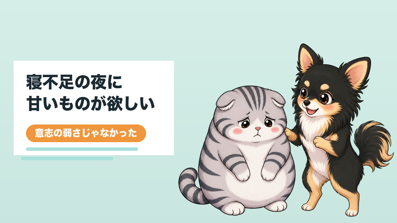 睡眠不足と太りやすさ40代の僕が変えたのは寝る時刻でした