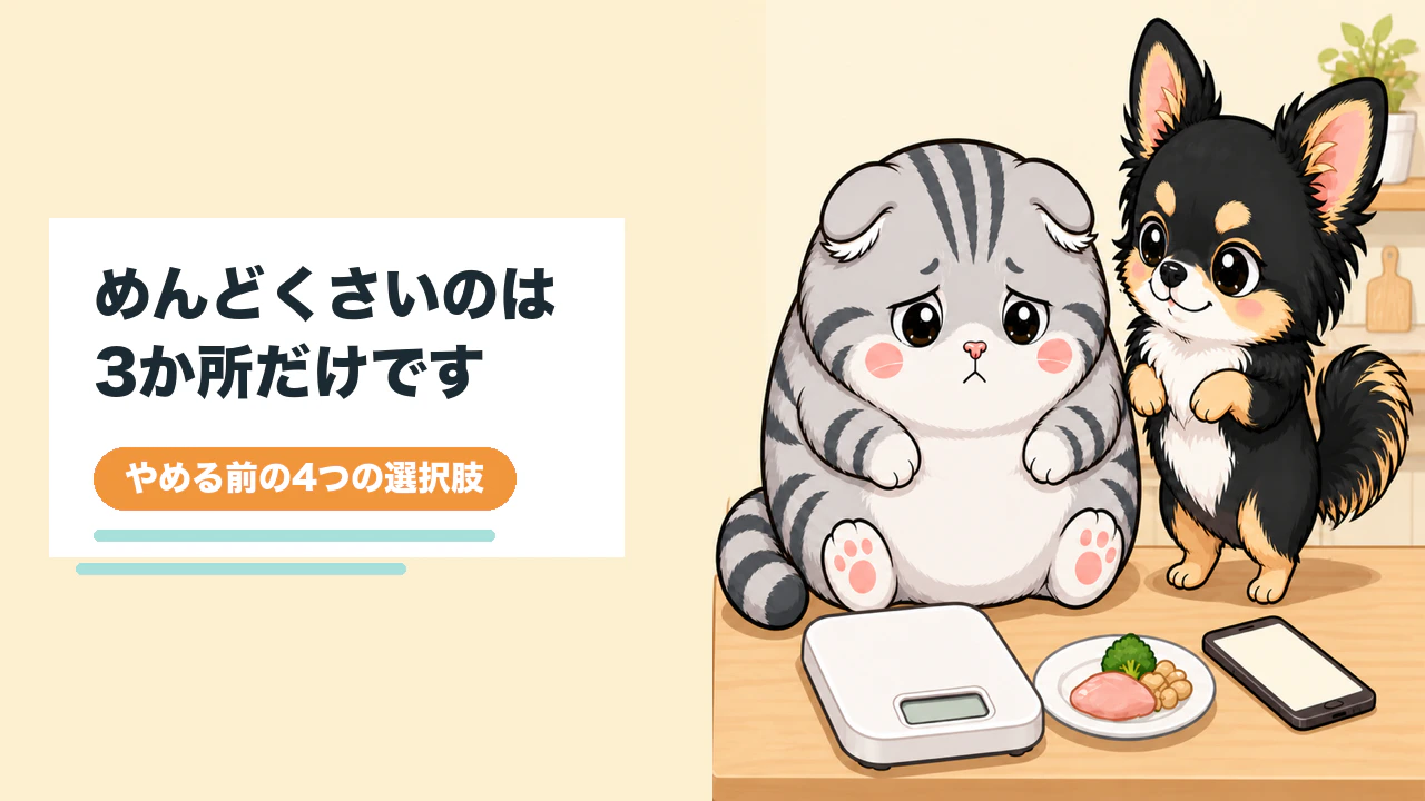 カロリー計算がめんどくさいとき、40代からの4つの選択肢