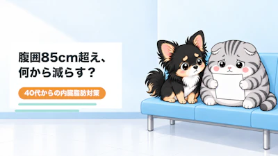 腹囲85cm超え、ぽっこりお腹の正体と40代からの減らし方
