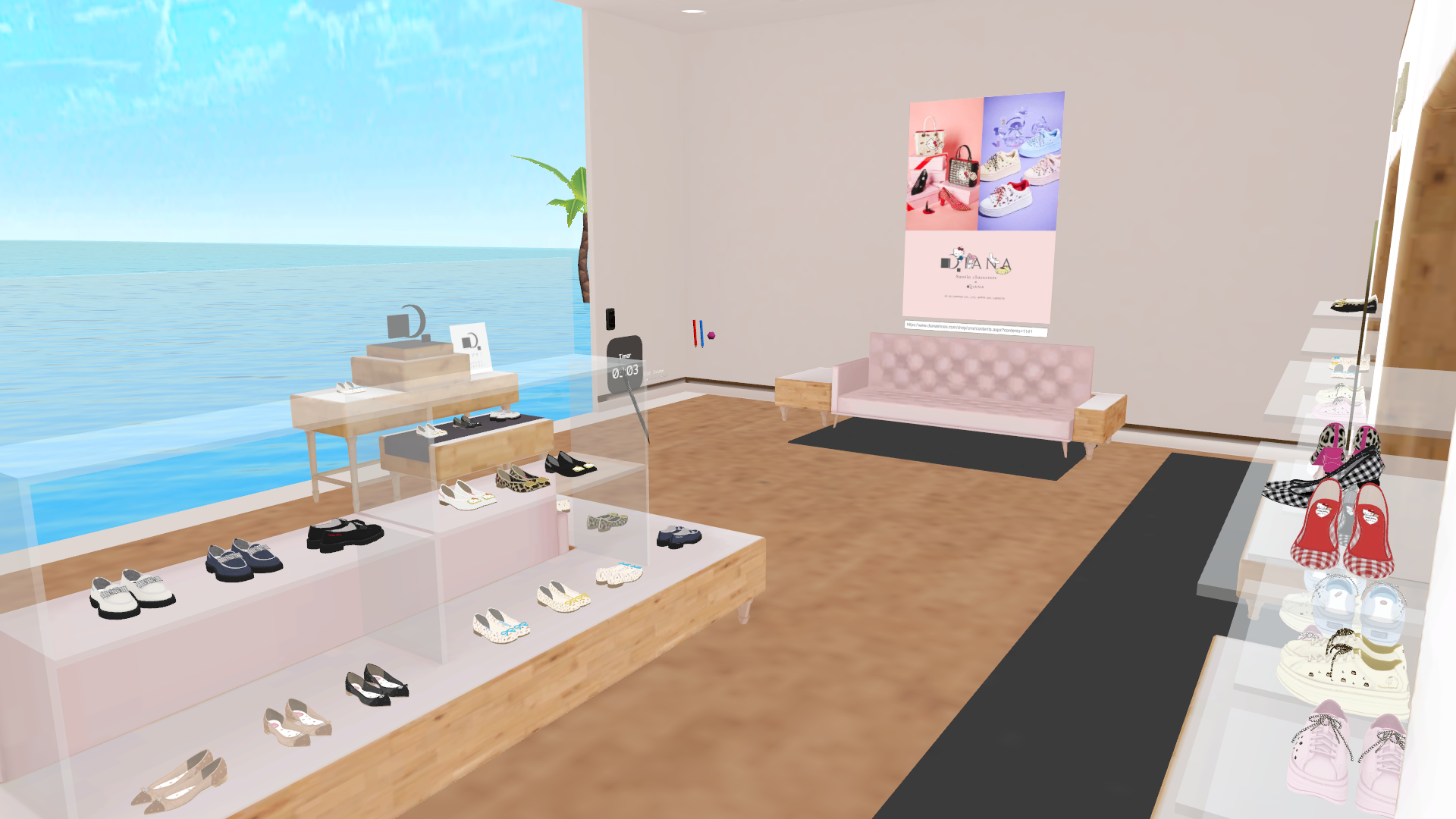 【お知らせ】NAGiSAに、人気シューズブランド「DIANA」とのコラボルームが期間限定で再び登場します！