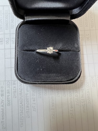 ダイヤモンドリング(指輪) pt900 0.2ct