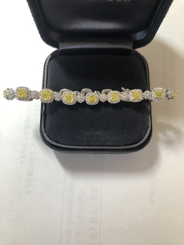 ダイヤモンドブレスレット pt900 3ct