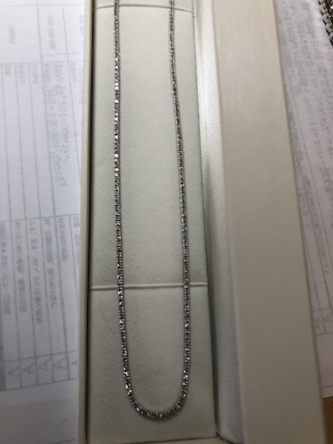 ダイヤモンドネックレス pt900 3ct