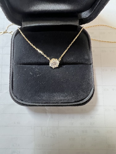 ダイヤモンドネックレス 18k 0.7ct