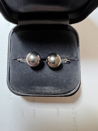 真珠イヤリング/ピアス pt900